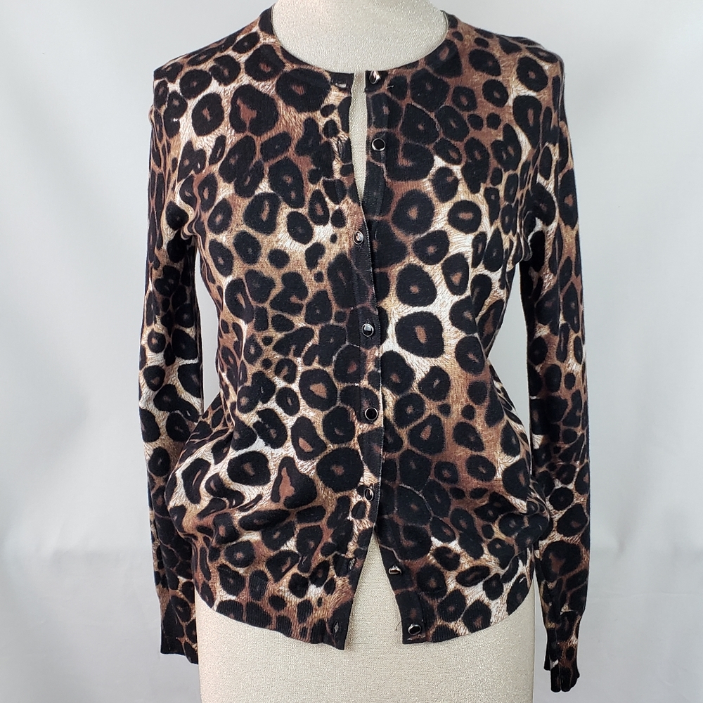 Ava Paige leopard print cardigan, various sizes